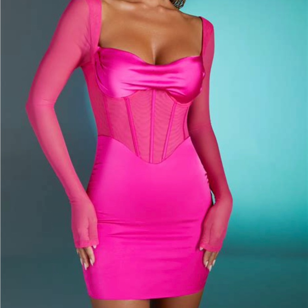 Brand new with tags! Oh Polly Princess Polly Hot Pink Bustier Dress - Gorgeous!